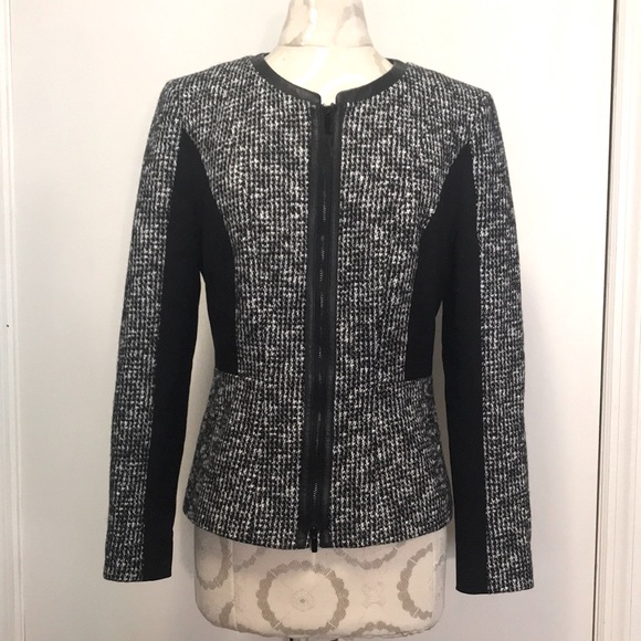 Designer Classiques Entier wool/cotton blend jacket, Sz M